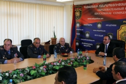  Հայաստանի Հանրապետության Ազգային ժողովի պաշտպանության ազգային անվտանգության և ներքին գործերի մշտական հանձնաժողովի այցը Հայաստանի Հանրապետության ոստիկանության կրթահամալիր: