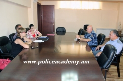 Միջազգային փորձագետի այցը ՀՀ ոստիկանության կրթահամալիր