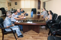 ՀՀ-ում ԱՄՆ դեսպանության Թմրամիջոցների դեմ պայքարի և իրավապահ համագործակցության  բաժնի ղեկավարը ՀՀ ոստիկանության կրթահամալիրում