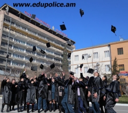 ՀՀ ոստիկանության կրթահամալիրի ակադեմիայի մագիստրատուրայի հեռակա ուսուցման 2014-2015 ուստարվա շրջանավարտներին դիպլոմների հանձնման հանդիսավոր արարողությունը