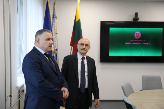 Կրթահամալիրի ներկայացուցիչը Լիտվայի Հանրապետության ՆԳՆ քրեական ոստիկանությունում